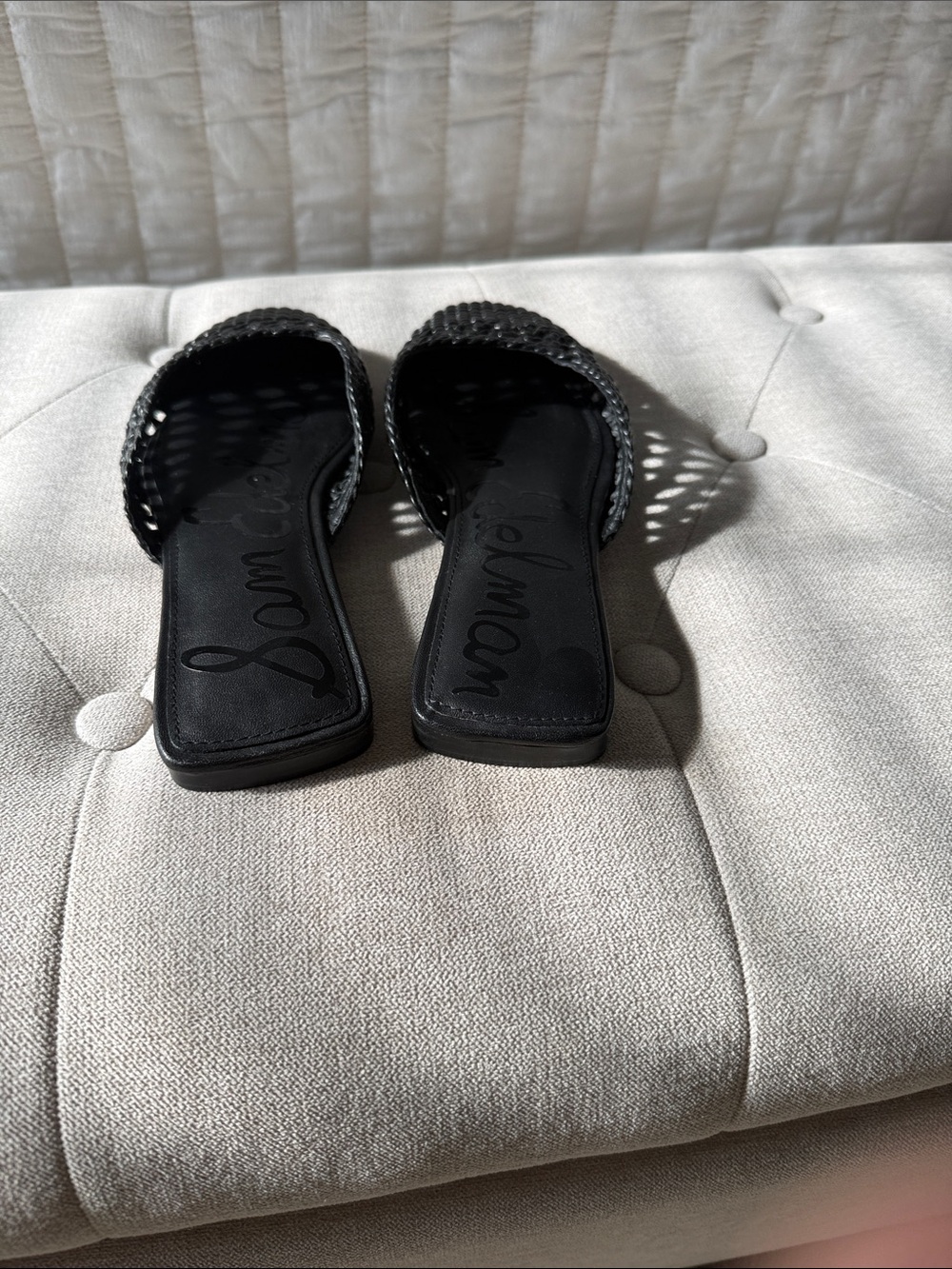 Sam Edelman Woven Black Slide Mules Size 9m. Never been worn! - Picture 4 of 4